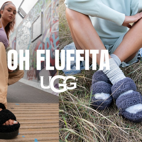 UGG OH Fluffita Slide Size 10 - Picture 5 of 6